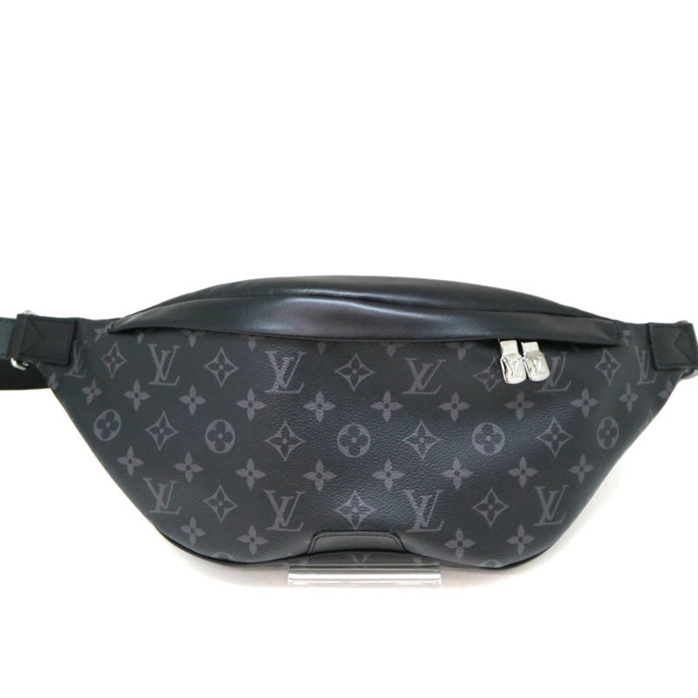 Louis Vuitton Waist Black Gray LV Bum Eclipse Discovery Monogram Bag Canvas